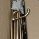 Mayrhyme Double Curtain Rods, Wrap Around Curtain Rod for Windows, Internal Splicing 1'' Front and 5/8'' Back Adjustable Curtain Rod with Aluminum Finials and Brackets (Warm Gold, 28-150")