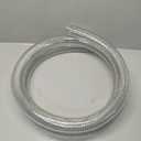 1"id-10ft PVC Reinforced Tubing Steel Wire Suction Flexible Hose Vinyl Tubing Heavy Duty PVC Vacuum Hose Drain Fuel Oil Gas Water for Marine Bilge Pump Pond Spa