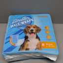 Bestle Male Dog Wrap, Disposable Dog Diapers, 40 Count, Medium (Waist 19.7-23.6), Wetness Indicator, Ultra Protection, Leak Proof, Super Absorbent, Soft