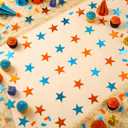 10 Pcs The Life of a Birthday Girl Party Decorations 130 ft Orange and Teal Star Hanging Garland Banner The Life of a Birthday Girl Themed Party Supplies for Wedding Bridal Shower Decoration