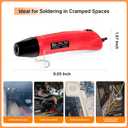 Kuject Heat Gun for Shrink Tubing, 820PCS Solder Seal Wire Connectors & Heat Shrink Tubing Kit, Waterproof Heat Shrink Wire Connectors Kit with Mini Heat Gun for Marine Automotive Wiring, AWG 26-10