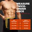 Waist Trainer for Women Lower Belly Fat, Waist Sweat Band for Women, Belly Band Sweat Belt, Stomach Wrap, Body Shaper (Black, M)