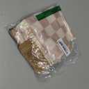 Tiny Twinkle Mess Proof Wet Bags | 1-Pack Reusable Waterproof Wet Bags for Swimsuits | Baby Clothes | Travel & Diaper Bag (Beige Checkers)