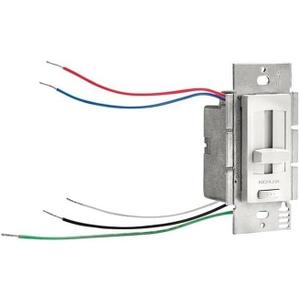 Kichler 60W LED Driver and Dimmer Power Supply in White, 24V Low Voltage Lighting Transformer, 6DD24V060WH, (2" W x 4" H x 2" L)