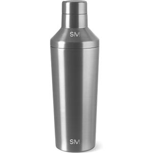 Simple Modern Cocktail Shaker Set with Jigger Lid | Stainless Steel Boston Shaker Insulated Martini Mixer for Mocktails | Gifts for Men Women Him Her | Classic Collection | 20oz | Simple Stainless