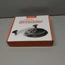 Vitoler Pro Chicken Shredder Tool, 108 Chicken Breast Shredder Tool Twist,Chicken Grinder withTransparent Lid,Ergonomic Handle,Non-Slip,Meat Shredder for Shredding Chicken Breast, Pork and Beef (black)