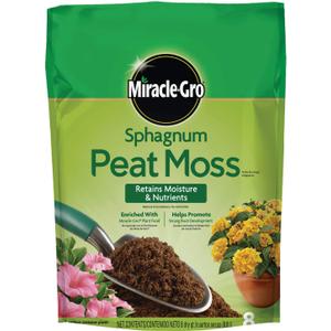 Miracle-Gro Sphagnum Peat Moss, 8 qt. (EXP 07/04/26)