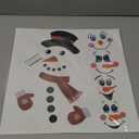 45pcs Snowman Face Stickers for Crafts Cute Christmas Ornaments Vinyl Snow Man Face Decals Xmas Winter Holiday Stickers for Window Glass Cups Balls Jars Wall Party Supplies Home Decoration(face45)