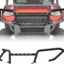 KEMIMOTO Front Bumper Upper Brush Guard, Rigid Steel Protector Compatible with 2018-2024 Polaris Ranger XP 1000, Crew XP 1000 & 2020-2025 Ranger 1000, Crew 1000, Accessories Replace #2882531