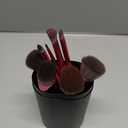 BS-MALL Makeup Brush Set 18 Pcs Premium Synthetic Foundation Powder Concealers Eye shadows Blush Makeup Brushes with black case Used