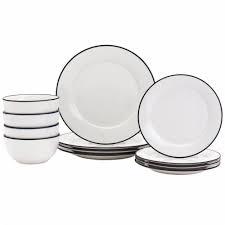 GALLERY SERVICE for 4 , 12 Piece burke dinnerware set GALLERY SERVICE for 4 , 12 Piece burke dinnerware set