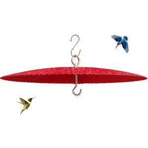 13" Bird Feeder Baffle, Metal Hummingbird Feeder Rain Guard, Metal Hanging Baffle Weather Guard Cover for Outside