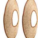 Veemoon Men's Hard Hat Sun Visor Pack of 2 Full Brim Straw Sunshade Shade for Construction Workers Face Protection