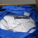 White Bounce House, House with Blower, Inflatable Bouncer, Children's Toy, Sewn Extra Thick Material for Durability