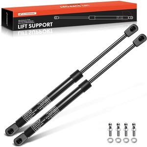 A-Premium 14 inch 35lb/156N Gas Struts Shocks Spring 13.98 Lift Support for Leer Camper Shell Truck Topper Cap Canopy Door Window RV Storage Bed Tonneau Cover Toolbox Snugtop Cabinets Floor 2-PC Set