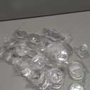 ZOENHOU 4 Pack 24 Grids Diamond Painting Storage Containers, Embroidery Diamond Storage Box Beads Organizer Case with Lid Clear Nail Art Accessories for Jewelry DIY