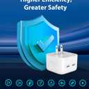 Gigastone iPhone Charger Fast ChargingApple MFi Certified, 35W USB C Charger + 5FT USB-C to Lightning Cable, Fast Charger iPhone 15/15 Ultra /14/14 Pro / 14 Pro Max/iPad/iPad mini/iPad Pro