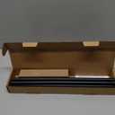 5/8” Diameter Curtain Rods 30120 Inch, for 30114 Inch Windows, Adjustable Splicing Black Curtain Rods for Windows with Brackets, Window Rod Long Small Curtains Rod