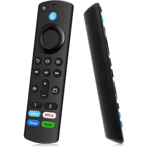 Replacement Voice Remote Control Compatible with Fire Smart TV Stick Lite, for FireStick(2nd gen/3rd gen/4K Max)/TVs Cube, for Insignia Fire Smart TV 3rd gen with Voice Controller