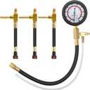 BETOOLL Fuel Pressure Test Kit 0-100PSI with 9.49,7.89,6.30 Fuel Line Fittings