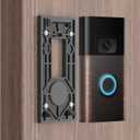 KIMILAR No-Drill Adhesive Mount for Ring Video Doorbell (2nd Generation - 2020 Release), Mounting Bracket Accessories for Houses Apartments Office, Not for Ring Video Doorbell 2