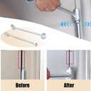 Hinge Adjustment Tool, 23-25mm Gap Adjusting Wrench, Heavy Duty Repair Tool for Fire & Security Doors, Ergonomic Design