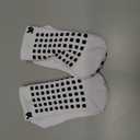 Lux Dual Grip Socks - Soccer Grip Socks for Men and Women. Grip Array Performance & Comfort (Small, White)