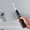 Philips Sonicare ProtectiveClean 5300 Rechargeable Electric Toothbrush, with Pressure Sensor, 3 Cleaning Modes, SmarTimer and QuadPacer, with 2 Bonus Brush Heads, Travel Case, Black, Model HX6423/34