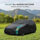 Hatchback Car Cover Waterproof All Weather for Automobiles, Universal Fit for Honda Fit, Ford Focus, Subaru Impreza, Toyota Matrix, VW Golf. Rain Winter Sun Protection. (Length: 164"-178")