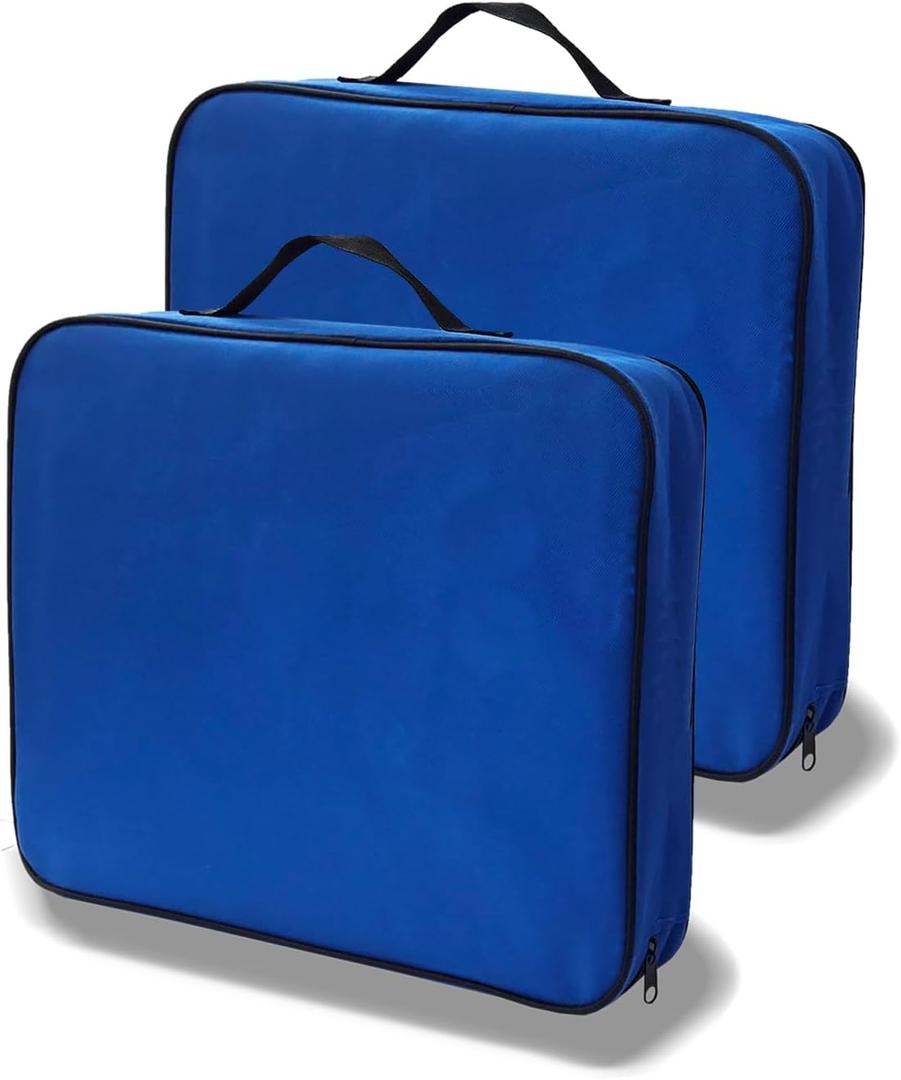 Stadium Cushions, Waterproof Outdoor bleacher seat Cushion, Kayak Canoe seat,Camping seat Cushion for Any Sports Events use (2 Piece, Blue)