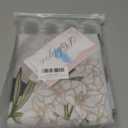 LGhtyro Funny Ghost Kids Shower Curtain Bathroom Set 60Wx71H Inches Halloween Spooky Wildflower Floral Rustic Plant Leaf Botanical Bath Accessories Starry Night Sky Art Home Decor Fabric 12 Pack Hooks