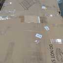 JIJIWNAG Vintage Platform Bed Queen with Upholstered Headboard Solid Wood Bed Frame with Four Post and Storage Underneath, Walnut