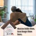 MBL Sympathy Memorial Bereavement Gifts - Wood Cardinal Grief Grieving Decor Gifts for Loss of Loved One Mom Dad Father Mother Women Men for Home Living Room Bedroom Shelf Centerpieces Remembrance, 3.9 x 5.9 inches