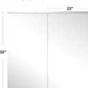 Home Gym Mirrors for Wall, 50”x25”x2 PCS Large Workout Mirrors for Home Gym