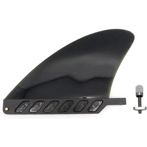 4.6" Soft Surf Fin Orange&Black for Surf Boards, SUP Paddleboards or Water SUP with No Tool fin Screw