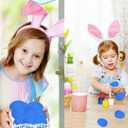 Plastic Easter Eggs for Holiday Decorations and Celebrations, 30 Pcs (Blue)