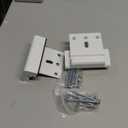 Home Security Door Lock Door Reinforcement Lock Door Locks for Kids Safety Flip Door Lock Latch Childproof Night Lock Door Security Front Door Child Safety Lock High Security Locks for Doors Inside (White)