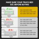 6.4FT Truck Bed Mat& Tailgate Mat for Dodge Ram, Bed Liner for Trucks