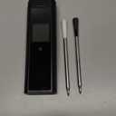 Smart Wireless Meat Thermometer Digital, 2 Probes, Advanced Bluetooth Food Thermometer for Cooking, IP67, Real-Time Monitoring & Smart Alerts with APP for BBQ, Grill, Oven, Smoker, Kitchen Gifts (Black)