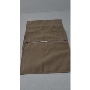 Pillowcases 18"×18" Brown, No Brand