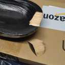Wooden Dough Bowls DecorativeRustic Bread Long Bowls Decor Wood Tray, Hand Carved for Table Centerpiece Decor, Home Decor (30 * 6 * 2 inch Black), Large