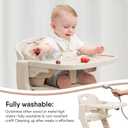 Obee Odee Full-Body Washable Baby High Chair with Soft Cushion, Adjustable for 6 Months to 220 Lb - Multifunctional and Convertible High Chairs for Babies and Toddlers -Portable and Easy Operation