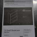 Sauder Miscellaneous Storage 3-Shelf Bookcase/ Book shelf, Sindoori Mango finish