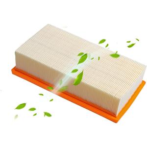 Flat HEPA Filter Replace VF130H Fit for Bosch Dust Extractors VAC090 & VAC140 Series, High-Efficiency Filter for Jobsite & Workshop, 1-Pack Only for Dry-Vacuuming Easy to Install