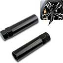 6 & 7 Spline Lug Nut Socket Key, Aftermarket Wheel Lock Tool Kit for Easy Installation and Removal of for 6 & 7 Points Aftermarket Wheels Lock Nuts Drive Tuner