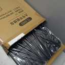 Folding Trolley for Moving, 330 lbs Heavy Duty Luggage,4 Wheel Foldable,Expandable Platform with Bungee Cord, Portable Moving Utility Carts Cart Utility Carts Trolley Cart, (Black, L)