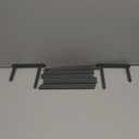 24 Inch Towel Racks for Bathroom, 2 Tire Bathroom Shelf with Towel Bar, Rustproof Wall Mounted Towel Rack SUS304 Stainless Steel, Bathroom Accessories Lavatory Towel Storage - Black