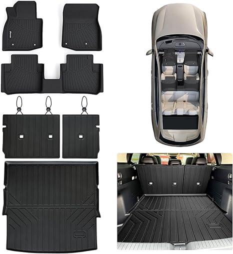 Floor Mats & Cargo Liners for 2023 2024 2025 2026 Mazda CX50 CX-50 Gas (Not for Hybrid), TPE All Weather Protection Car Floor Liners with Trunk Mat & Backrest Mat Accessories