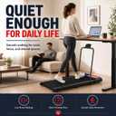 Walking Pad Treadmill with Handle Bar, 8% Incline Under Desk Treadmill