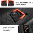 YONZEE Emergency Escape Handle for Tesla Model Y Juniper, Carbon Fiber Pattern Safety Pull Handle, Compatible with 2025-2026 Model Y Door Release, Easy Installation, Durable ABS Material